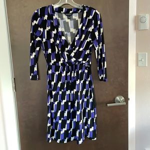 Banana Republic geometric print dress
